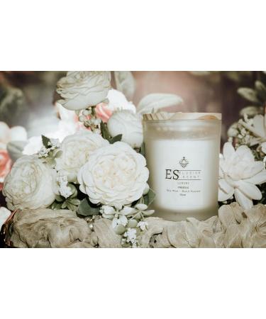 Buy Freesia Luxury Scented Candle | 10oz Aromatherapy Soy Wax | Home D cor | Perfect Housewarming Gift | Odor Eliminating Essential Oils - Buy Online on GoSupps.com