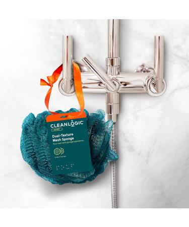 Cleanlogic Sport Exfoliating Body Scrubber Dual-Texture Mesh Sponge - 6 Pack - Buy Online on GoSupps.com