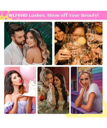 Self-Adhesive Lash Clusters 55Pcs - Wispy Eyelash Extensions 8-16mm for DIY Makeup | Thin Band Cluster Lashes by W(01 - Buy Online on GoSupps.com