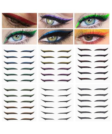 Cat Eye Makeup Double Eyelid Sticker: 36 Reusable Eyeliner and Lash Enhancer Stickers - Buy Online on GoSupps.com