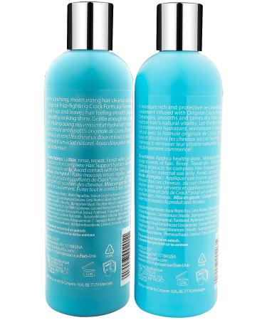 CRACK HAIR FIX Clean & Soaper Shampoo and In-Treatment Conditioner Set - 10 oz - Buy Online on GoSupps.com
