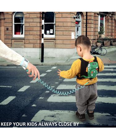 3 in 1 Baby Toddler Leash Set - ELONGRIVER Anti Lost Wrist Link, Child Safety Harness, and Kid Backpack - Buy Online on GoSupps.com