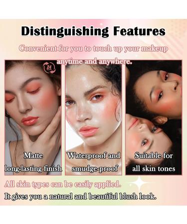 Pink Blush Stick Lightweight Cream Blush Stick Long Lasting Waterproof Multi Use Makeup Blush Stick for Lips & Cheeks & Face Waterproof Moisturizing Face Blush for All Skin Tones - Buy Online on GoSupps.com