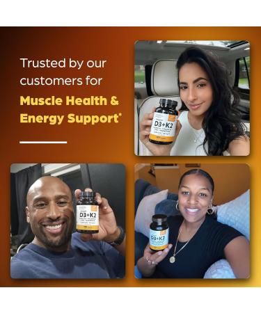 Sandhu's Vitamin D3 K2 Magnesium 5000 IU 120mcg K2 Capsules 120 Count (Pack of 1) | with VIT B6 Zinc & Quercetin | D3K2 Supports Superior Absorption Energy Immune Muscle Health for Men & Women 5000 IU Capsules 120 Coun  - Buy Online on GoSupps.com