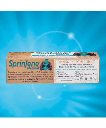 SprinJene Kids Vanilla Toothpaste - Fluoride Free Cavity Protection SLS Free Toxic Free (4 Pack) - Safe for Children 2 Years & Up - Buy Online on GoSupps.com