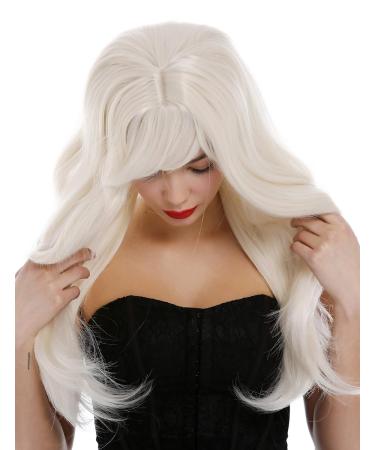Buy WIG ME UP GF-W09-60 Long Straight Layered Bangs Wig - White Blonde Platinum International Shipping Available - Buy Online on GoSupps.com
