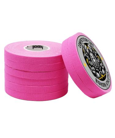 Bighorn Athletics Premium Competition Jiu-Jitsu Finger Tape  8-Rolls  50% Stronger Material  Residue-Free (0.3-Inch  Pink) 0.3-Inch Pink