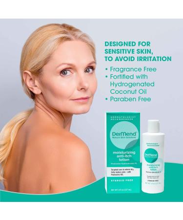 Dermend Moisturizing Anti-Itch Lotion - Targeted Care for Dry, Itchy, Mature Skin - 8 Ounces - Buy Online on GoSupps.com