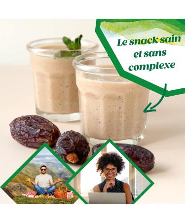 La Favorite - Organic Medjool Dates 250 g - Large Caliber Dates with Stone - Guaranteed Freshness - Fleshy & Melting - Origin - Buy Online on GoSupps.com