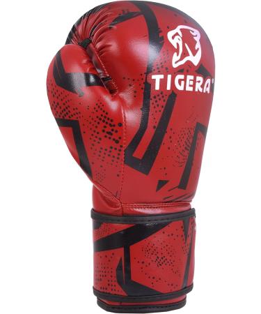 Tigera Children s Boxing Gloves 6oz | Kickboxing & Muay Thai Sparring | Red Martial Arts Training Punching & Coaching Gloves for Boys & Girls - Buy Online on GoSupps.com