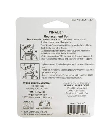 Wahl Professional 5 Star Finale Shaver Super Close Replacement Foil #7043-100 - For Barbers & Stylists - Buy Online on GoSupps.com