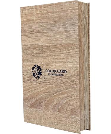  ZJchao ZJchao Nail Art Presentation Book Real Wood Nail Polish Presentation Book with 180 Grids for Display Gel Polish Colours (Light) - Buy Online on GoSupps.com