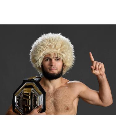 Khabib Nurmagomedov Sheepskin Papakha Hat - Authentic Dagestan Russian Merchandise | Unisex, One Size Fits All - Buy Online on GoSupps.com