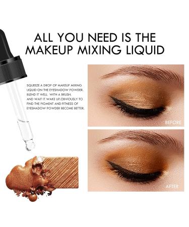 FREEORR 2 Pcs Makeup Mixing Liquid - Eyeliner & Makeup Pigment Enhancer 10ml - Waterproof & Smudgeproof Formula - Pack of 2 - Buy Online on GoSupps.com