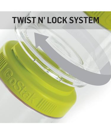 GoStak Teal Portable Stackable Containers - Starter 4 Pack for Meal Prep & Travel - Buy Online on GoSupps.com