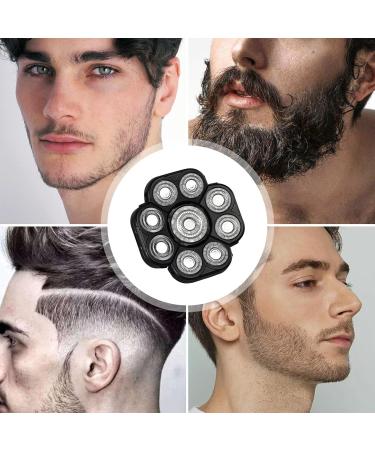 SenhE Electric Shaver Replacement Heads 9head Handle Shavers Replacement Heads DoubleRing Extreme Speed Shaver Replacement Heads Universal For Wet And Dry Bald - Buy Online on GoSupps.com