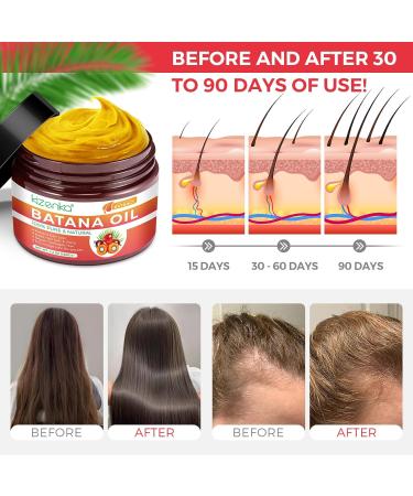 Raw Batana Oil for Hair Growth 100% Pure & Natural Batana Oil from Honduras Eliminates Split Ends Promotes Hair Thickness for All Hair Types - Buy Online on GoSupps.com
