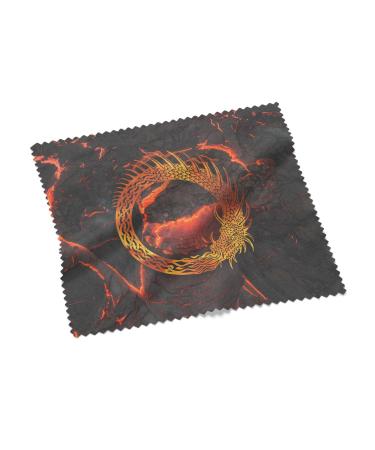 Urban Backwoods Norse Dragon Ring Microfiber Cloth Glasses Cleaning Cloth