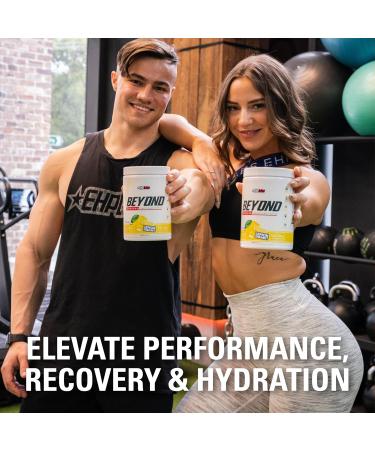 EHP Labs Beyond BCAA Powder Amino Acids Supplement for Muscle Recovery - 8g of Sugar Free BCAAs Amino Acids Post Workout Recovery Powder & 10g of EAA Amino Acids Powder - 60 Servings (Peach Candy Ring) Peach Candy Rings - Buy Online on GoSupps.com