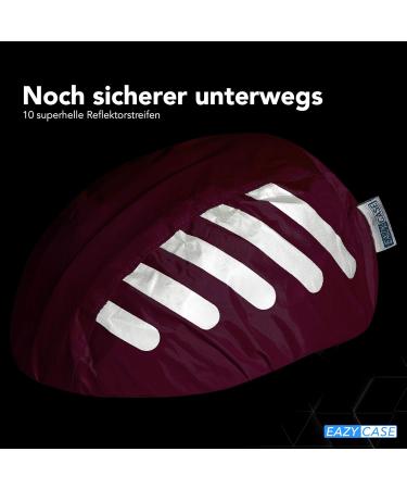 EAY CASE BITHELM Rain Cover | Water-Repellent Helmet Protection with Reflector | Pink Elastic Band Safety Gear for Riders - Buy Online on GoSupps.com
