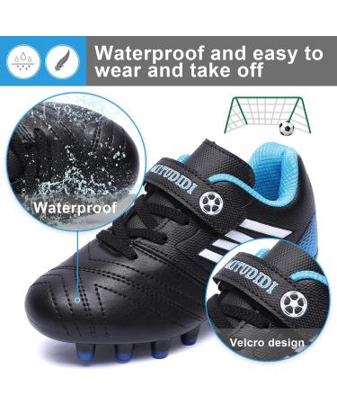 Mitudidi Soccer Shoes for Kids - Unisex Football Training Shoes Black Size 28 EU - Perfect for Outdoor Sports - Buy Online on GoSupps.com
