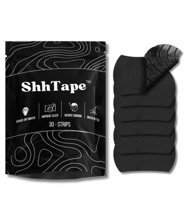 ShhTape Sleeping Mouth and Lip Tape Strips Snoring Solution Anti-Snore Nasal Breathing for Men and Women Gentle Sleep & Snore Relief Large Effective Strip with Easy Removal