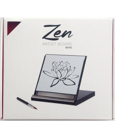Zen Artist Board Mini  Paint with Water Relaxation Meditation Art  Relieve Stress  Small Travel Size Magic Drawing Watercolor with Brush - Buy Online on GoSupps.com