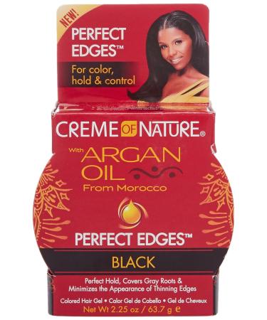 Creme of Nature Perfect Edges Black 2.25 Oz with Argan Oil - Pack of 1 - Buy Online on GoSupps.com
