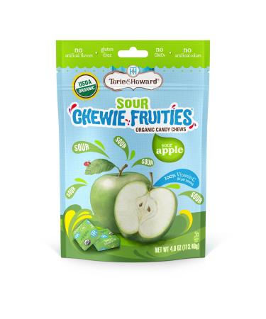 Torie and Howard Chewie Fruities, Sour Apple, 4 Ounce 1