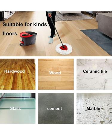 3 Pack Spin Mop Replacement Heads Compatible with O Cedar 1-Tank System - Easy to Replace, Microfiber, Machine Washable - Buy Online on GoSupps.com