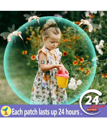 60 Pcs Natural Essential Oil Mosquito Repellent Stickers - 24-Hour Protection for Kids & Adults | Anti-Mosquito Patches for Camping, Travel, Outdoors & Home - Buy Online on GoSupps.com