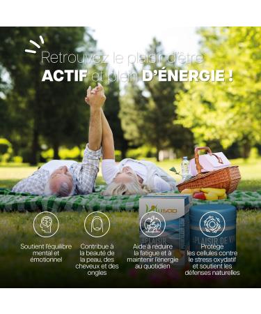 Vita PLAISIR DE VIVRE SOD de melon Compl ment alimentaire pour le bien- tre de l esprit et du corps fatigue moral Vitamine B6 B9 B12 Zinc Levure de S l nium 60 G lules - Buy Online on GoSupps.com