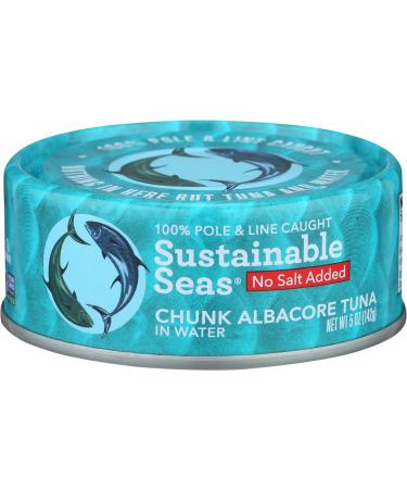 Sustainable Seas, Tuna Chunky Albacore In Water, 5 Ounce