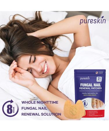 Extra Strength Toenail Fungus Treatment Patches | 21 Effective Overnight Nail Repair Patches - Buy Online on GoSupps.com