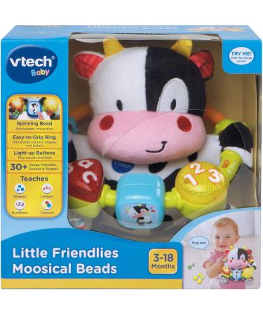 VTECH 166003 Baby Little Friendlies Moosical Beads Toy | Sensory Music & Light for Babies 3+ Months | Educational Baby Toy - Buy Online on GoSupps.com