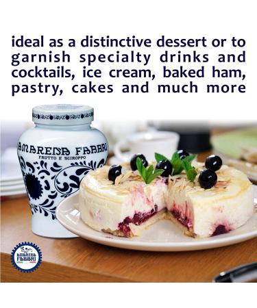 Fabbri Amarena Wild Cherries in Syrup 21oz - Gluten Free, Non-GMO, Vegan - Buy Online on GoSupps.com