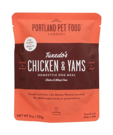 Portland Pet Food Company Tuxedo's Chicken & Yams Dog Meal, 9 OZ