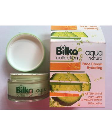 Bilka Deeply Hydrating Day Face Cream with Abyssinian Oil Shea Butter Cucumber & Melon Extracts