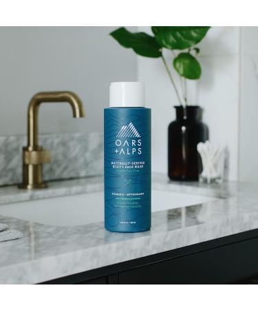 Oars + Alps Men's Moisturizing Body and Face Wash with Vitamin E and Antioxidants - Sulfate-Free Alpine Tea Tree Formula (2 Pack) - Buy Online on GoSupps.com