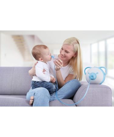 Nosiboo Pro Nasal Aspirator in Electric Blue - Powerful and Gentle Nasal Suction for Effective Relief - Buy Online on GoSupps.com