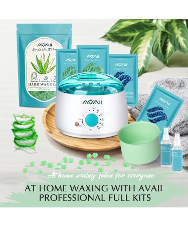 450g Aloe Hard Wax Beads for Sensitive Skin - Green Wax Beads for Hair Removal - Hypoallergenic Full Body Waxing Solution - Buy Online on GoSupps.com