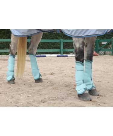 Horse Fly Boots - Premium Leg Bandages for Maximum Protection | Set of 4 Blue Pony Fly Boots - Buy Online on GoSupps.com