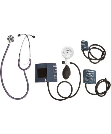 Riester 1431 blood pressure monitor set II children infants newborns 1-hose latex-free stethoscope 3 disinfect upholstery cuff white