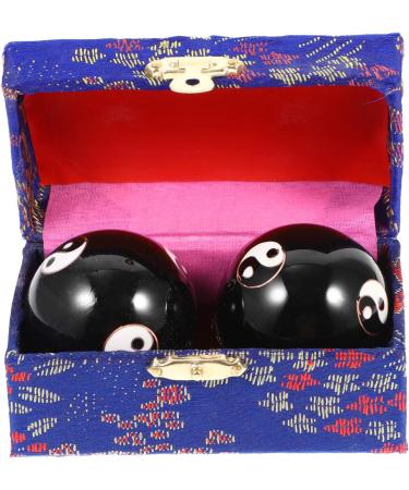 Partykindom 6 StK Massage Globe Balls Hand Exercise Tools for Meditation & Fitness | Cloisonn Metal Massage Balls - Buy Online on GoSupps.com