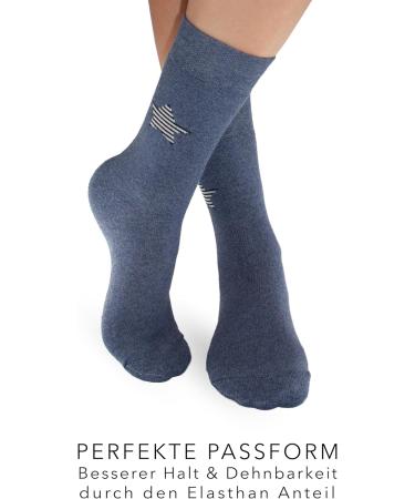 Ocera Women's Thermal Socks - 6 Pairs of Soft Comfortable Winter Socks | Cotton 35-38 | Black Anthracite Gray & Marine Mix - Buy Online on GoSupps.com