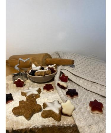  naschlabor naschlabor x Good Mood - Christmas Fruit Juice Bear - No artificial colors or flavor enhancers - Gluten and lactose free (cinnamon stars on vanilla mousse) - 500 g - Buy Online on GoSupps.com