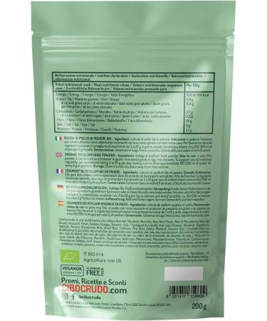 Organic Blond Psyllium Husk Powder - 200g Rich in Soluble Fiber. Known as Ispaghula Plantago Ovata or Plantago Ispaghula Psyllium Husk Powder. - Buy Online on GoSupps.com