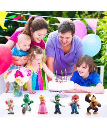 6 Cute Cartoon Cake Figures Set for Children's Birthdays | Adorable Cake Toppers & Attachments - Buy Online on GoSupps.com