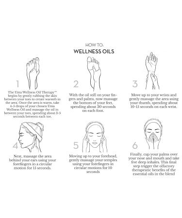 UMA Pure Calm Wellness Oil | 100% Ayurvedic & Sustainable | Nourishing Chamomile & Lavender | Mindful Soothing Aroma - Buy Online on GoSupps.com