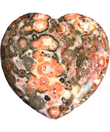 Steinfixx Large Gem Heart | Healing Stone | Chakra Stone | Massage Stone | Perfect Gift - Leopard Jaspis - Buy Online on GoSupps.com